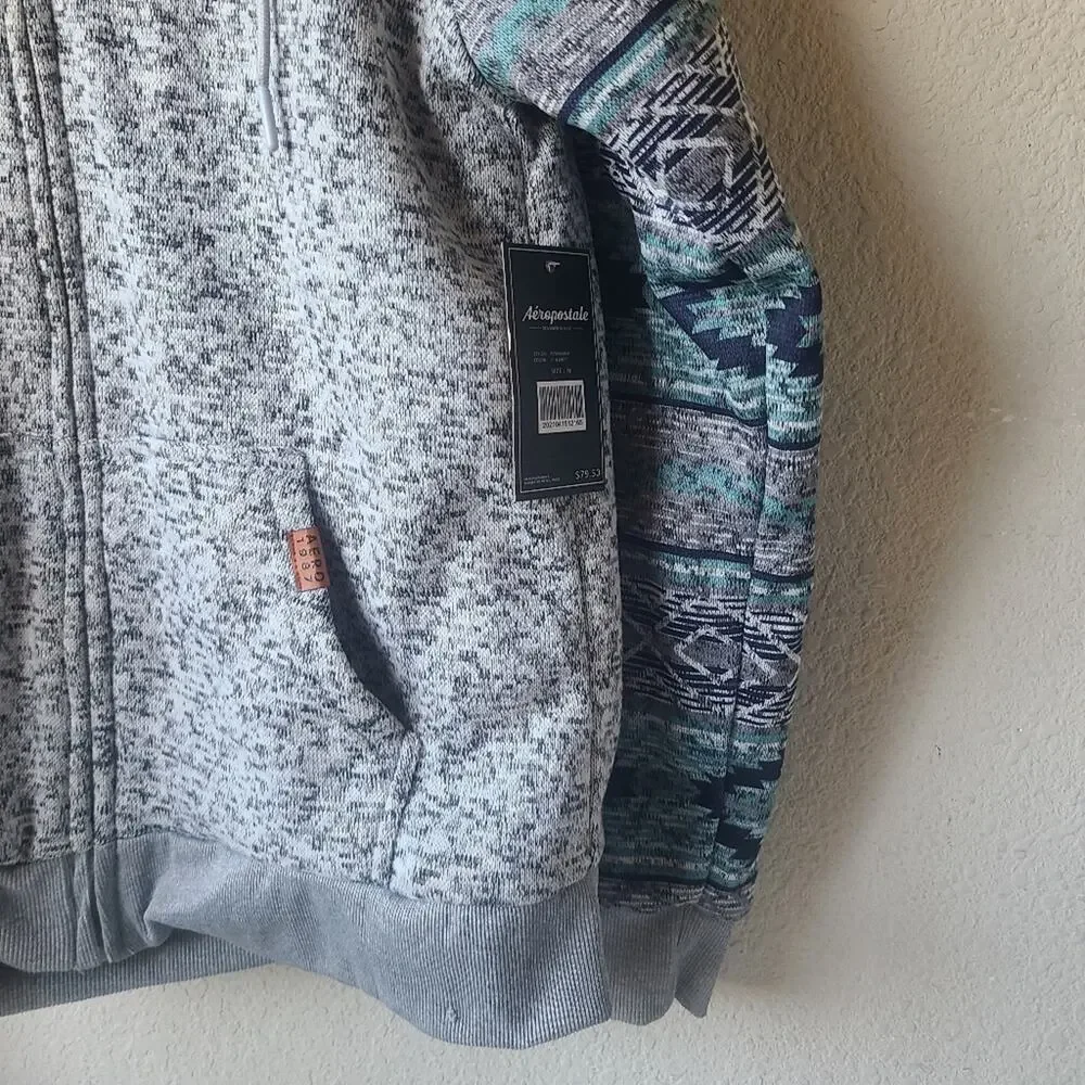 Aeropostale A87 Zip-Up Hooded Sweater Women's M - Picture 5 of 11